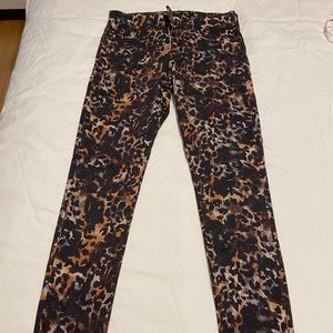 AG Adriano skinny jeans, leopard print, never worn